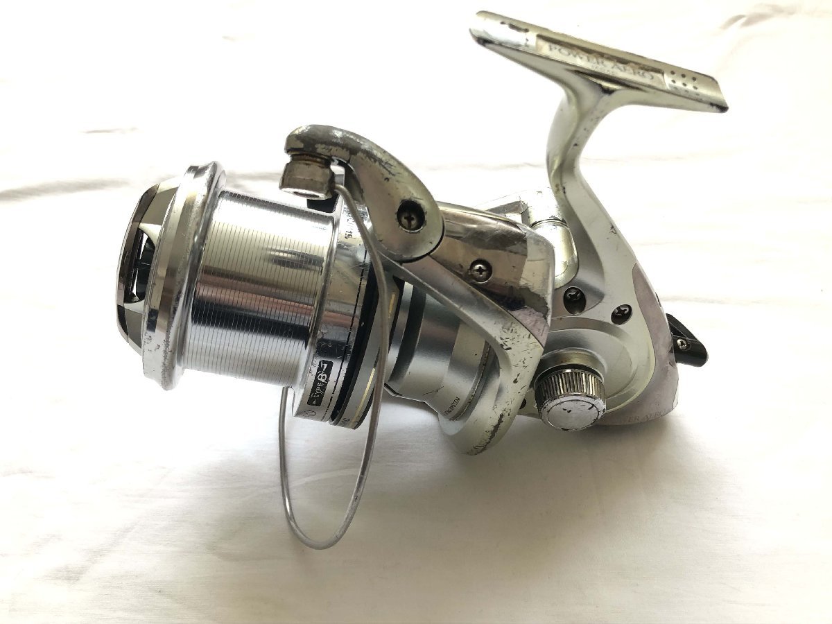 ■SHIMANO POWER AERO TYPE8 シマノ パワーエアロ TYPE8 スピニングリール キズ有 a★_画像5