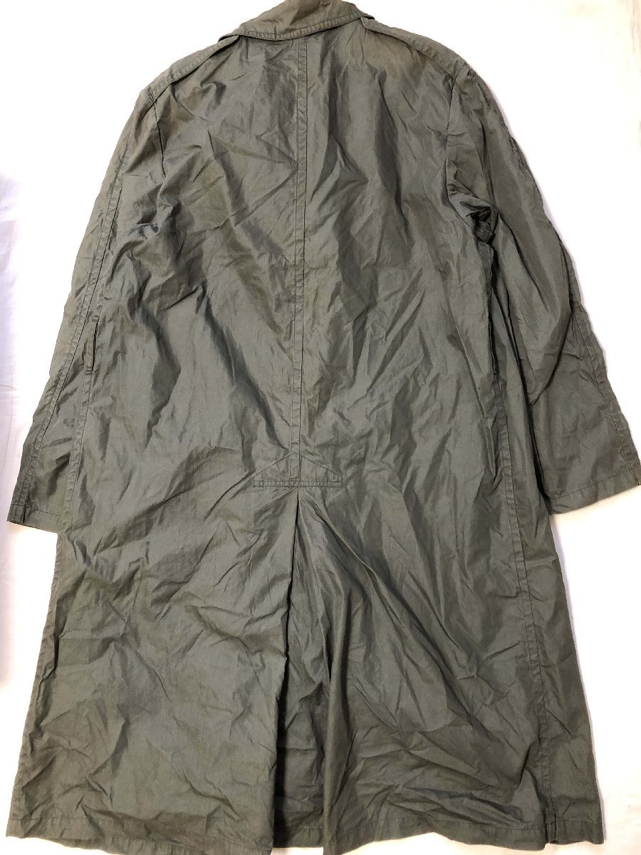 ■ヴィンテージ ceiling zero by BLAUER ロングコート トレンチ USミリタリー ARMY GREEN 274 8405-965-2165 制服 古着★_画像2