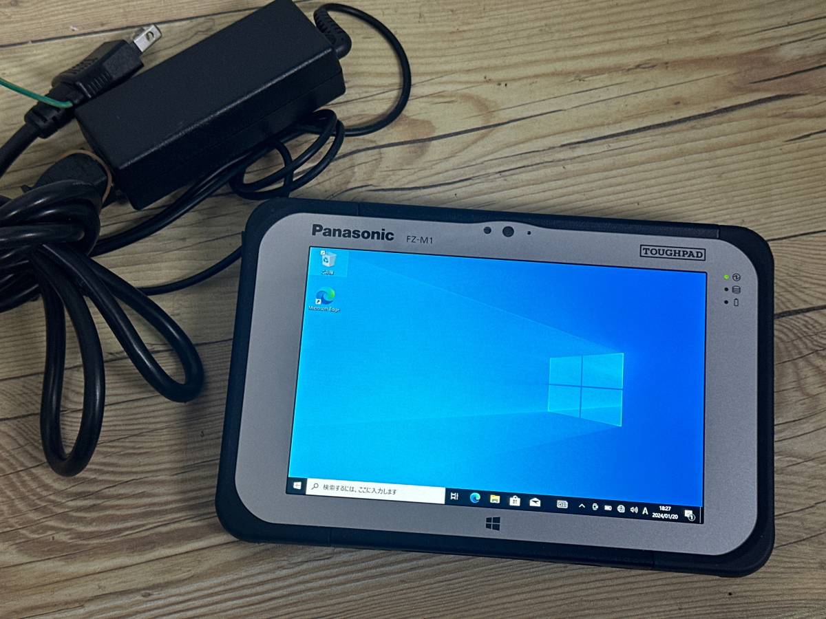 【動作OK♪】Panasonic FZ-M1[Core m5 6Y57 1.1GHz/RAM:4GB/SSD:128GB/7インチ]Windows 10 タブレットPC 動作品_画像1