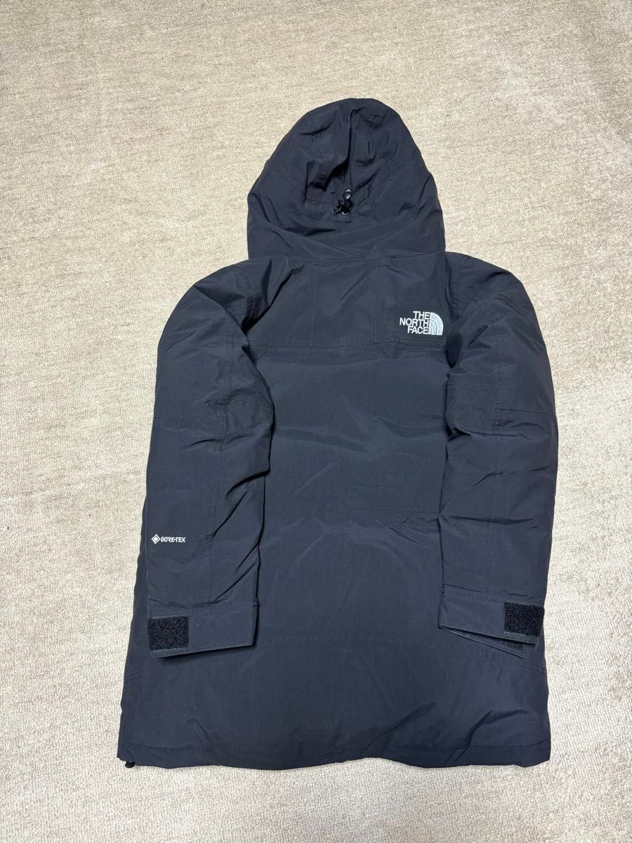 極美　正規品 ノースフェイス NDW92237 ゴアテックス Mountain Down Coat フード付 ブラック S