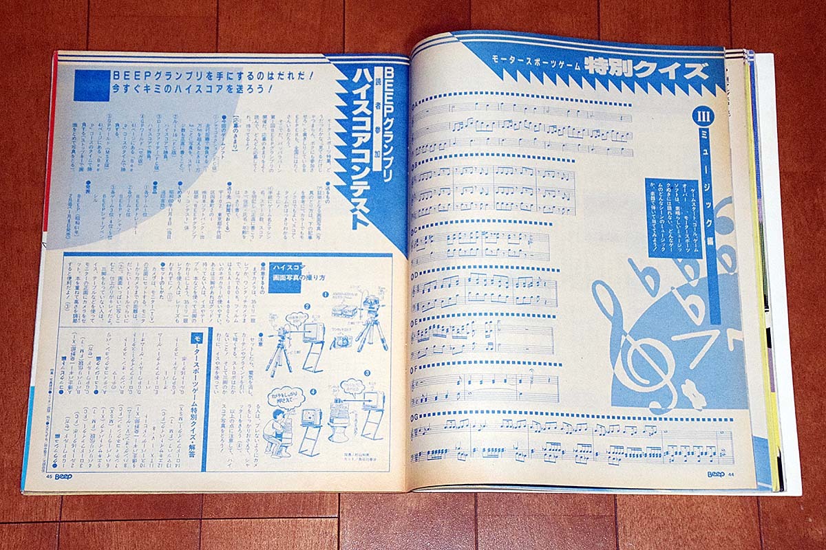 Beep 1985年11月号 裁断済み_画像5