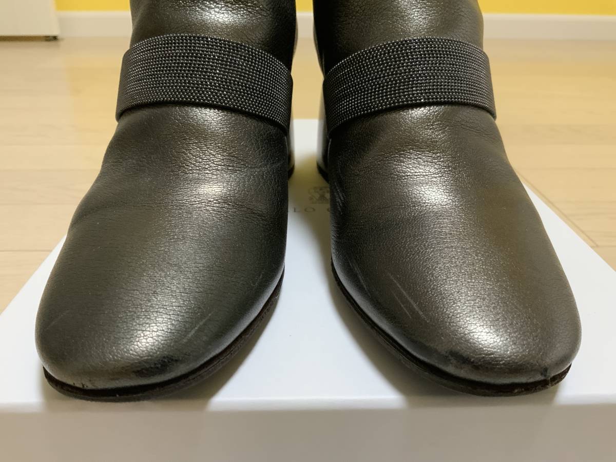 中古ショットブーツ・BRUNELLO CUCINELLI・38_画像5