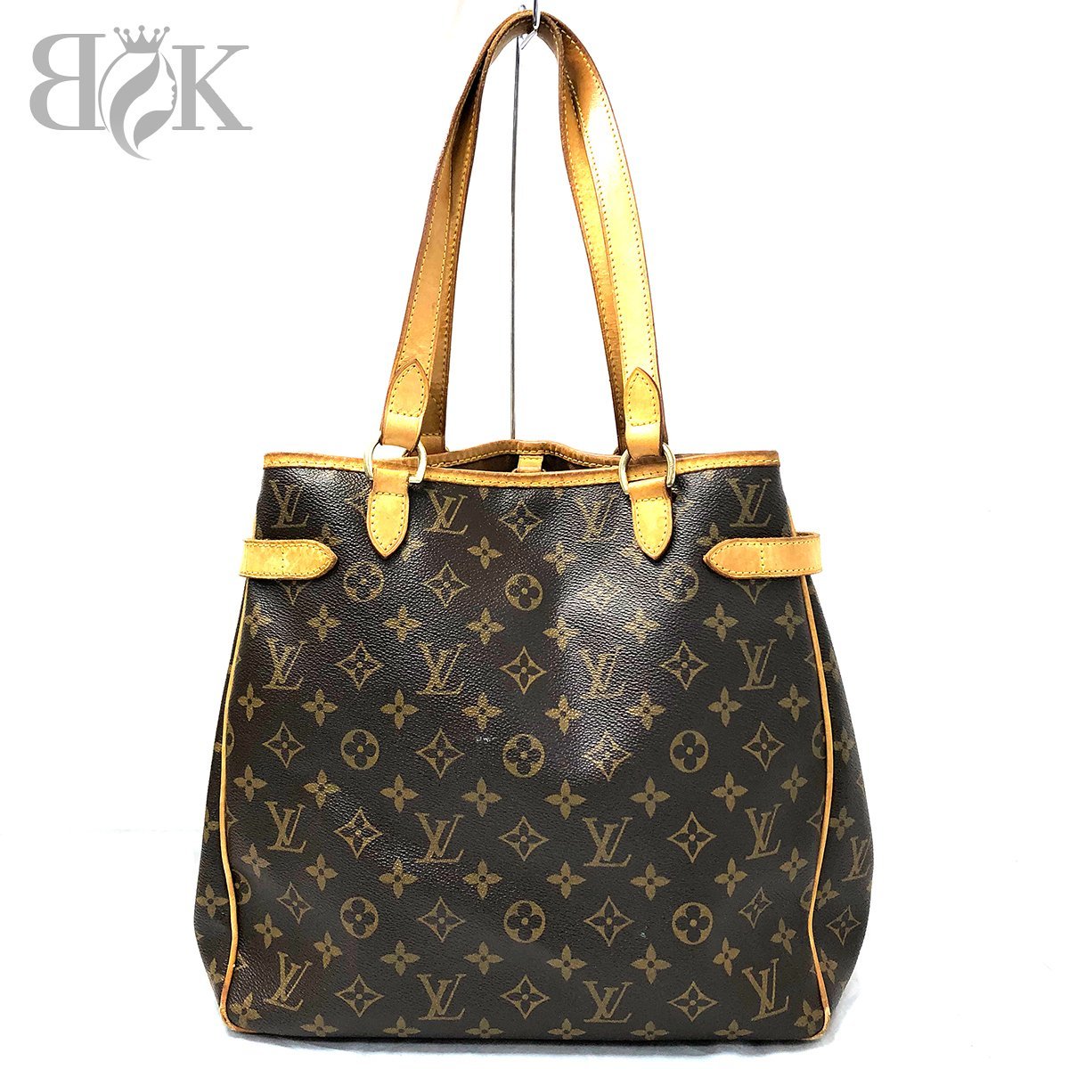 ルイヴィトン モノグラム バティニョール・ヴェルティカル M51153 ハンドバッグ トート 鞄 レディース 中古 LOUIS VUITTON ＋_画像1