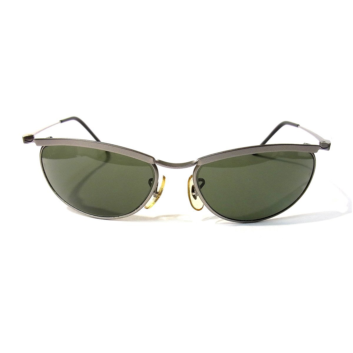  прекрасный товар RayBan солнцезащитные очки W2566 NPAS серебряный цвет оттенок зеленого линзы Ray-Ban =