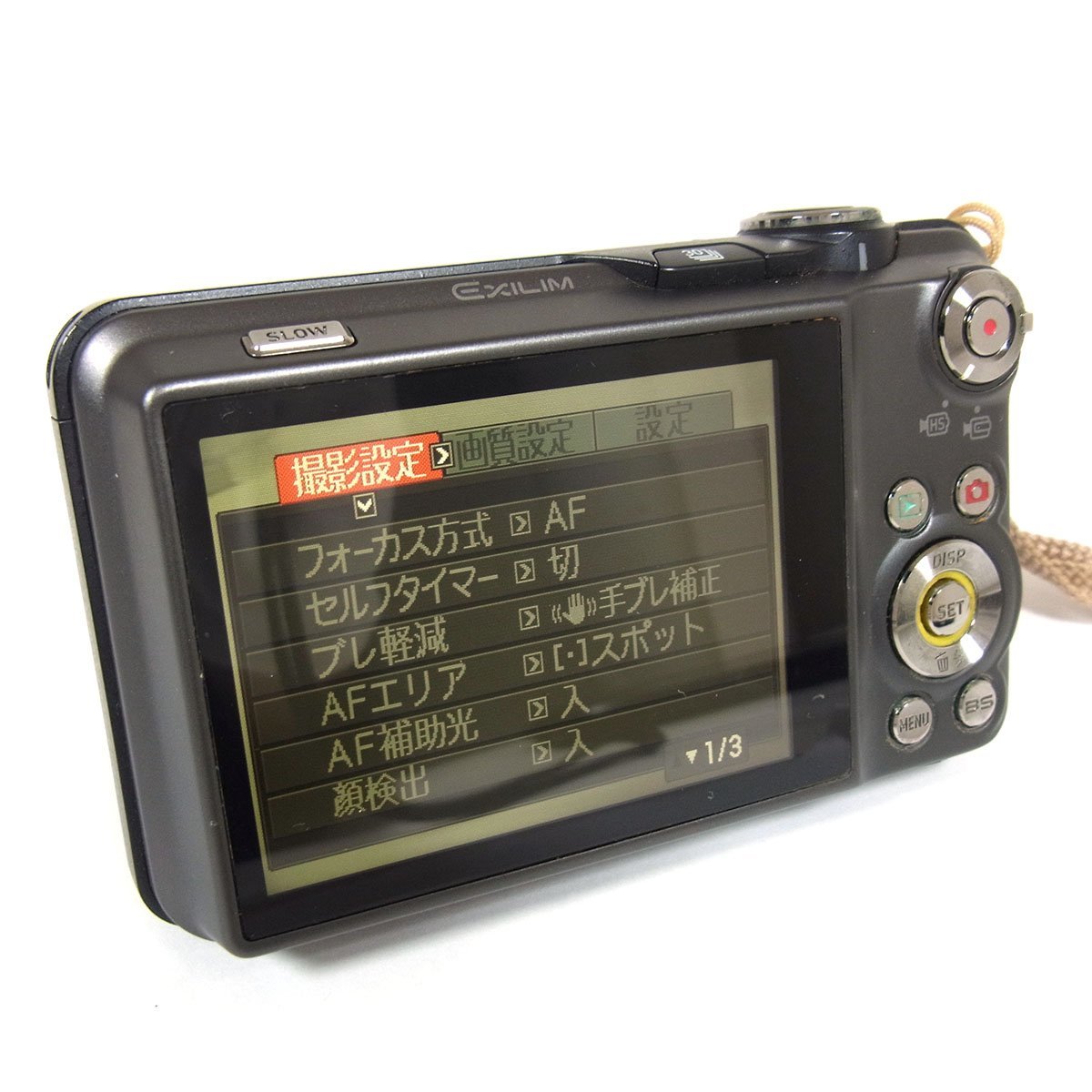 カシオ エクシリム EXILIM デジタルカメラ EX-FC100 グレー ガンメタ系 通電 動作確認済み 付属品 CASIO ◆_画像5