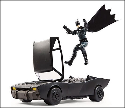 THE BATMAN　ザ・バットマン スピン・マスターアクションフィギュア 12インチ バットマン＆バットモービル　全長約57センチ_画像2
