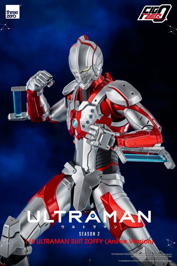 アニメ『ULTRAMAN』シーズン2　フィグゼロ　1/6 ULTRAMAN SUIT ZOFFY (Anime Version)　LED発光　合金1/6フィギュア_画像3