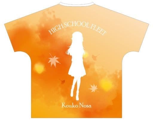 劇場版 ハイスクール・フリート 納沙幸子　紅葉狩りver. 両面フルグラフィックTシャツ_参考：全体イメージ