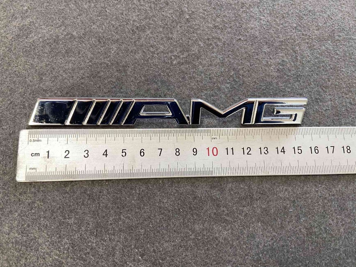 07★メルセデスベンツAMG 用　グリルバッジ フロント ロゴバッジ エンブレム グリルバッチ アクセサリー　金属製　マーカー　送料無料_画像7