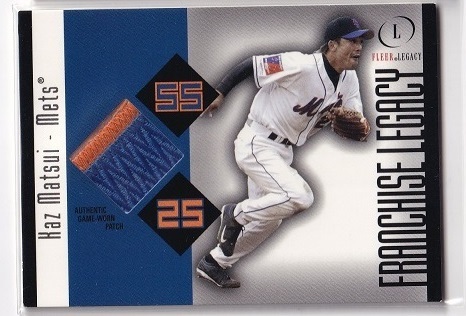 【パッチカード】2004FLEER LEGACY #FL/KM Kaz Matsui 松井稼頭央 92/99_画像1