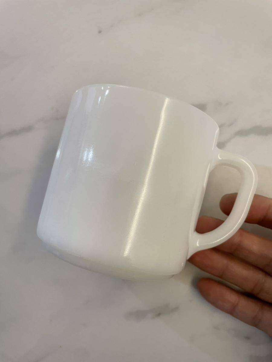  federal company manufactured USA Vintage mug HEAT PROOF retro antique milk glass tableware USED