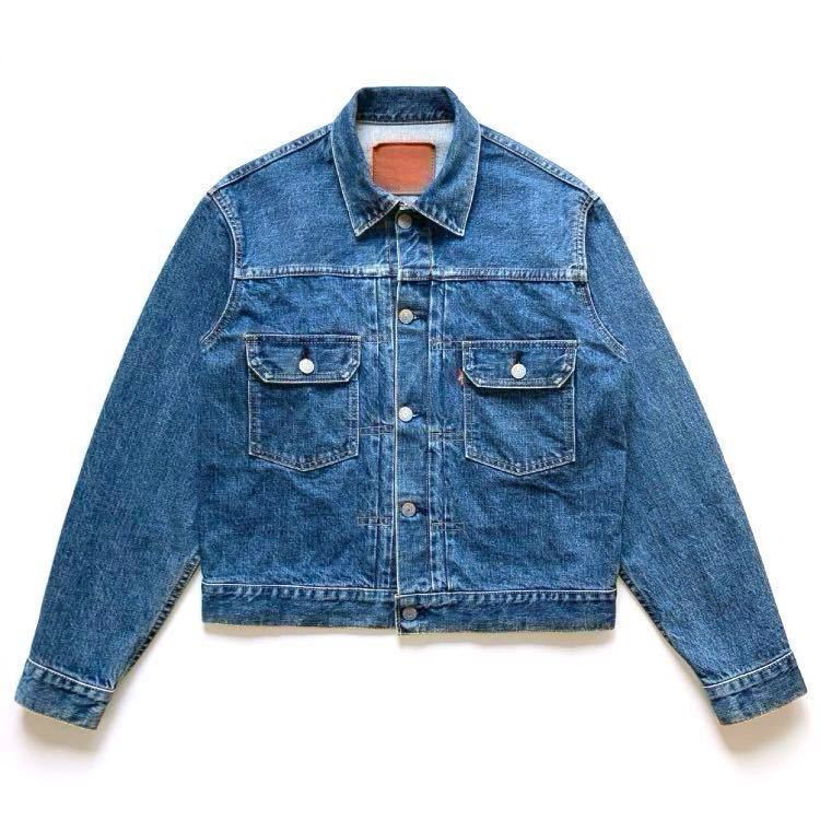 90s vintage LEVI'S 71507XX デニム トラッカージャケット 長袖 indigo-blue size L 希少 93年製 BIG E 赤耳 復刻 セカンド 2nd 日本製 old