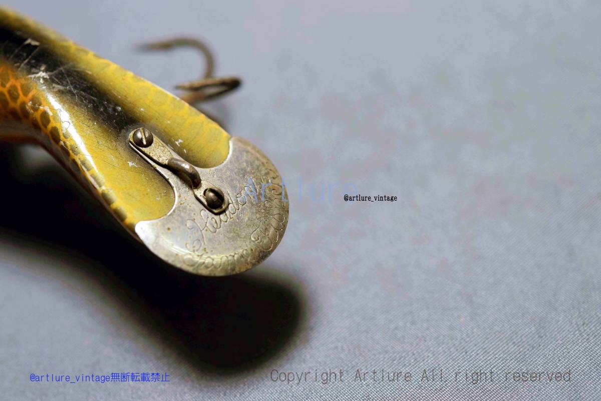 9100円 VINTAGE WOODEN LURE HEDDON BABY GAME FISHER #5400 9100円 VINTAGE WOODEN LURE HEDDON BABY GAME FISHER #5400