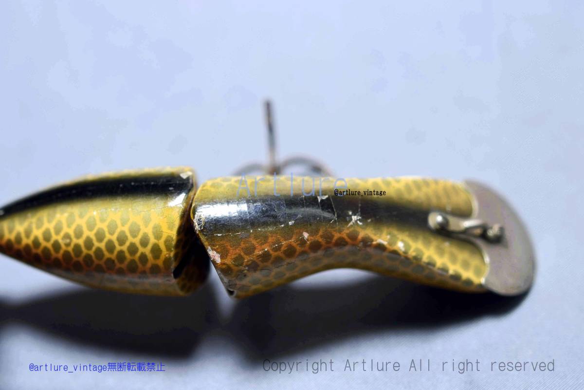 9100円 VINTAGE WOODEN LURE HEDDON BABY GAME FISHER #5400 9100円 VINTAGE WOODEN LURE HEDDON BABY GAME FISHER #5400