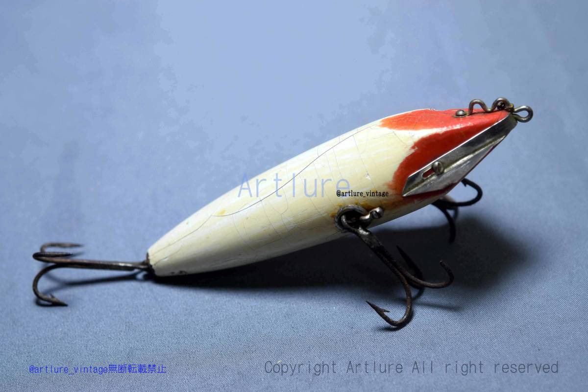 6300円 VINTAGE WOODEN LURE HEDDON TORPEDO (8350-6 )USA 6300円 VINTAGE WOODEN LURE HEDDON TORPEDO (8350-6 )USA