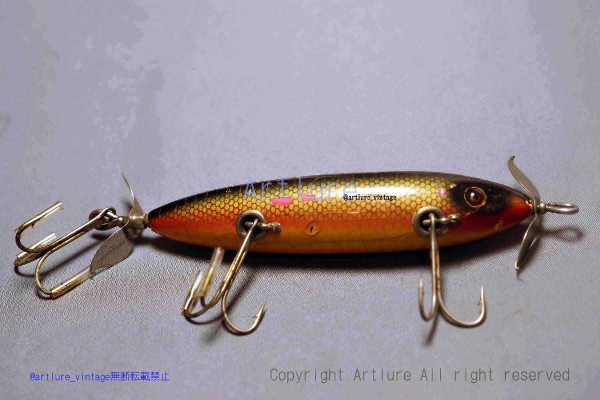 13300円 VINTAGE WOODEN LURE HEDDON HEDDON SOS MINNOW #170 13300円 VINTAGE WOODEN LURE HEDDON HEDDON SOS MINNOW #170