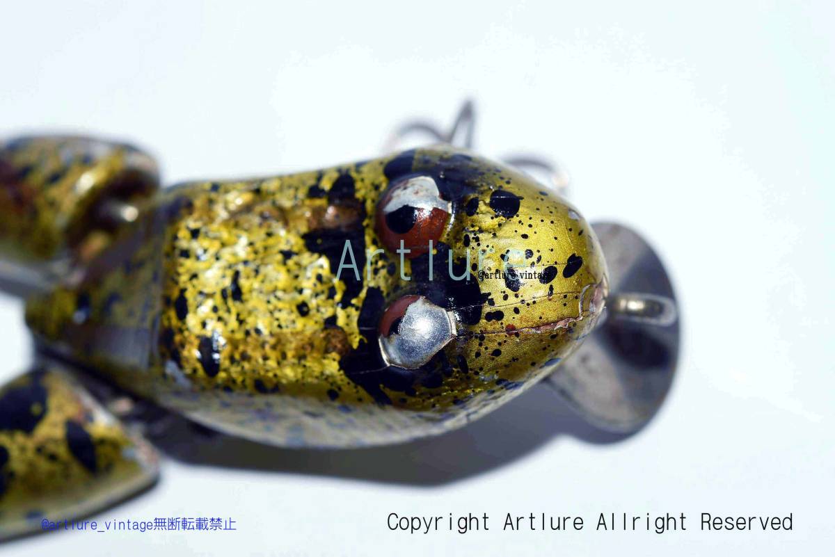 オールド珍品希少面白ルアー VINTAGE LURE POW POW WATTAFROG オールド珍品希少面白ルアー VINTAGE LURE POW POW WATTAFROG