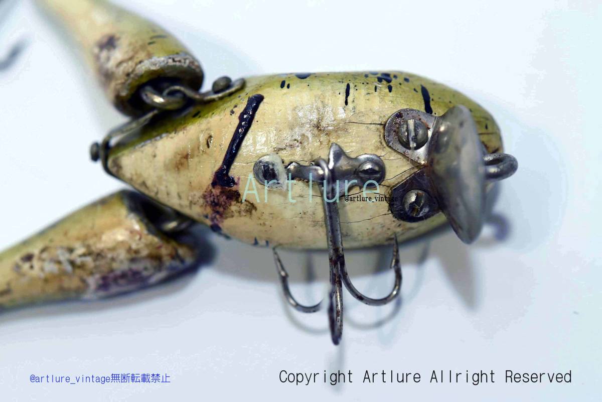オールド珍品希少面白ルアー VINTAGE LURE POW POW WATTAFROG オールド珍品希少面白ルアー VINTAGE LURE POW POW WATTAFROG