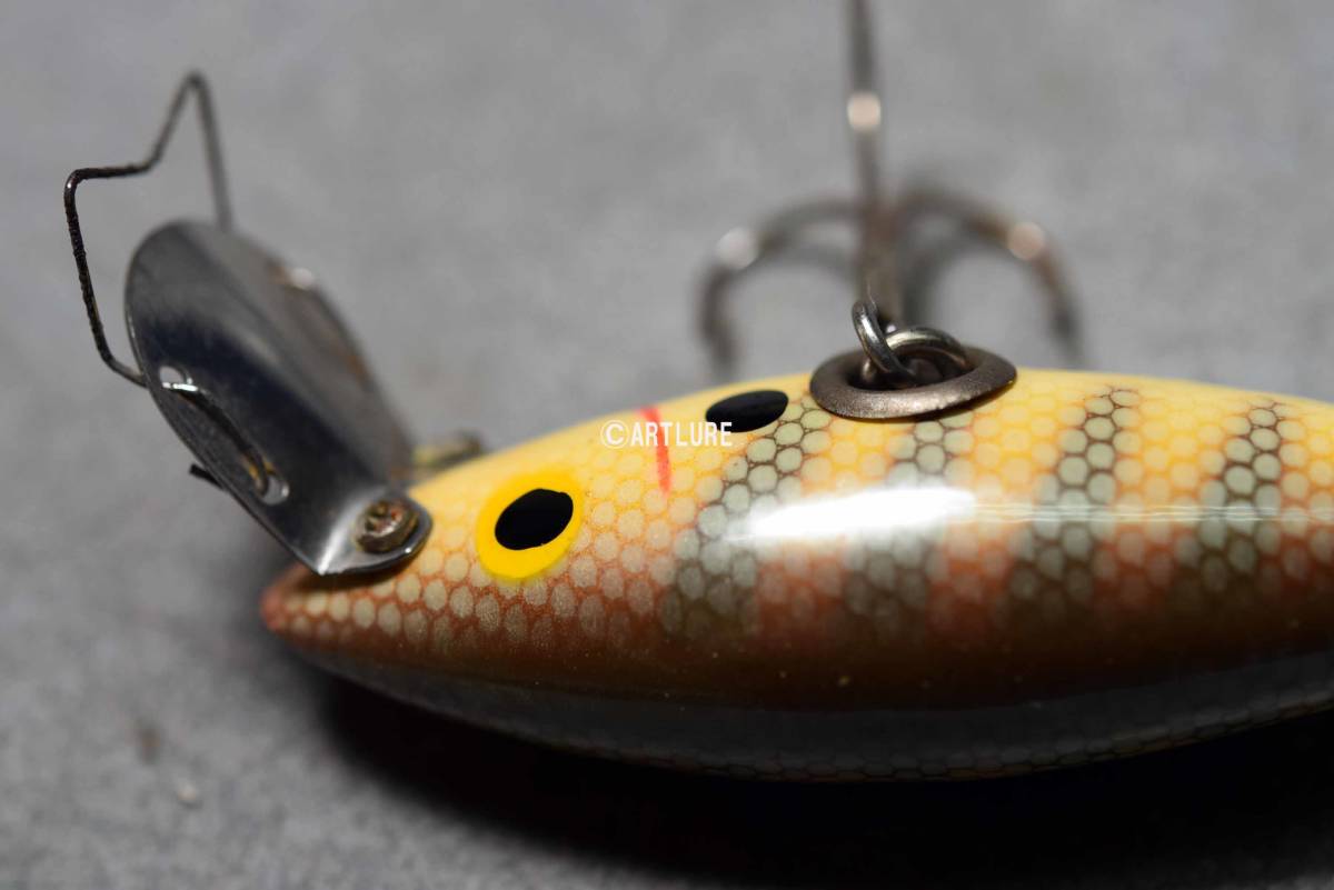 オールド珍品希少面白ルアー CREPPLED SHAD 202 PERCH by オールド珍品希少面白ルアー CREPPLED SHAD 202 PERCH by