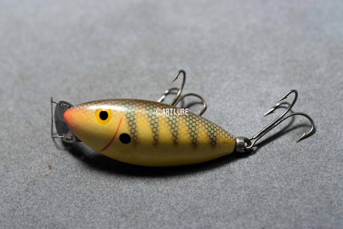 オールド珍品希少面白ルアー CREPPLED SHAD 202 PERCH by オールド珍品希少面白ルアー CREPPLED SHAD 202 PERCH by