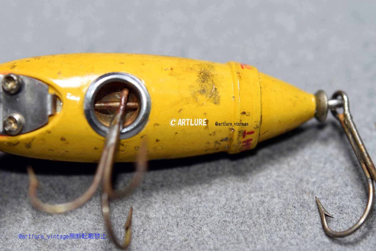 オールド珍品希少面白ルアーSOUTHBEND FISH-O-BITE 1991 THE BAIT THAS RIGHT c1939～　VINTAGE LURE （6014-194）USA #OLDLURE #ARTLURE__画像6