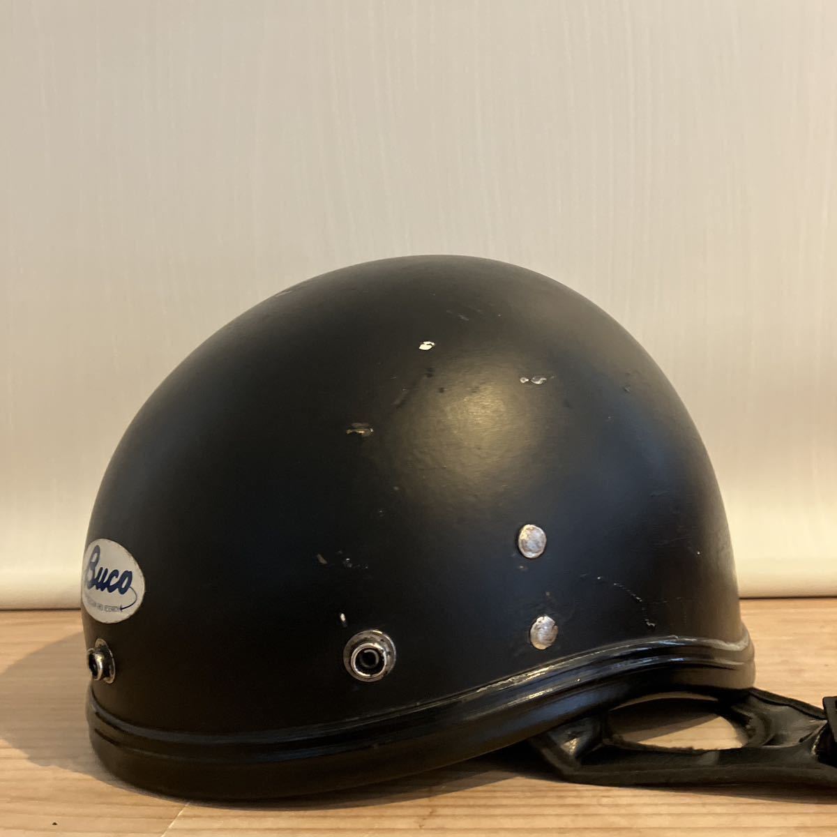 Buco ブコ　ハーフヘルメット　ビンテージヘルメット　初期　リブ　ガーディアン　プロテクター_画像2