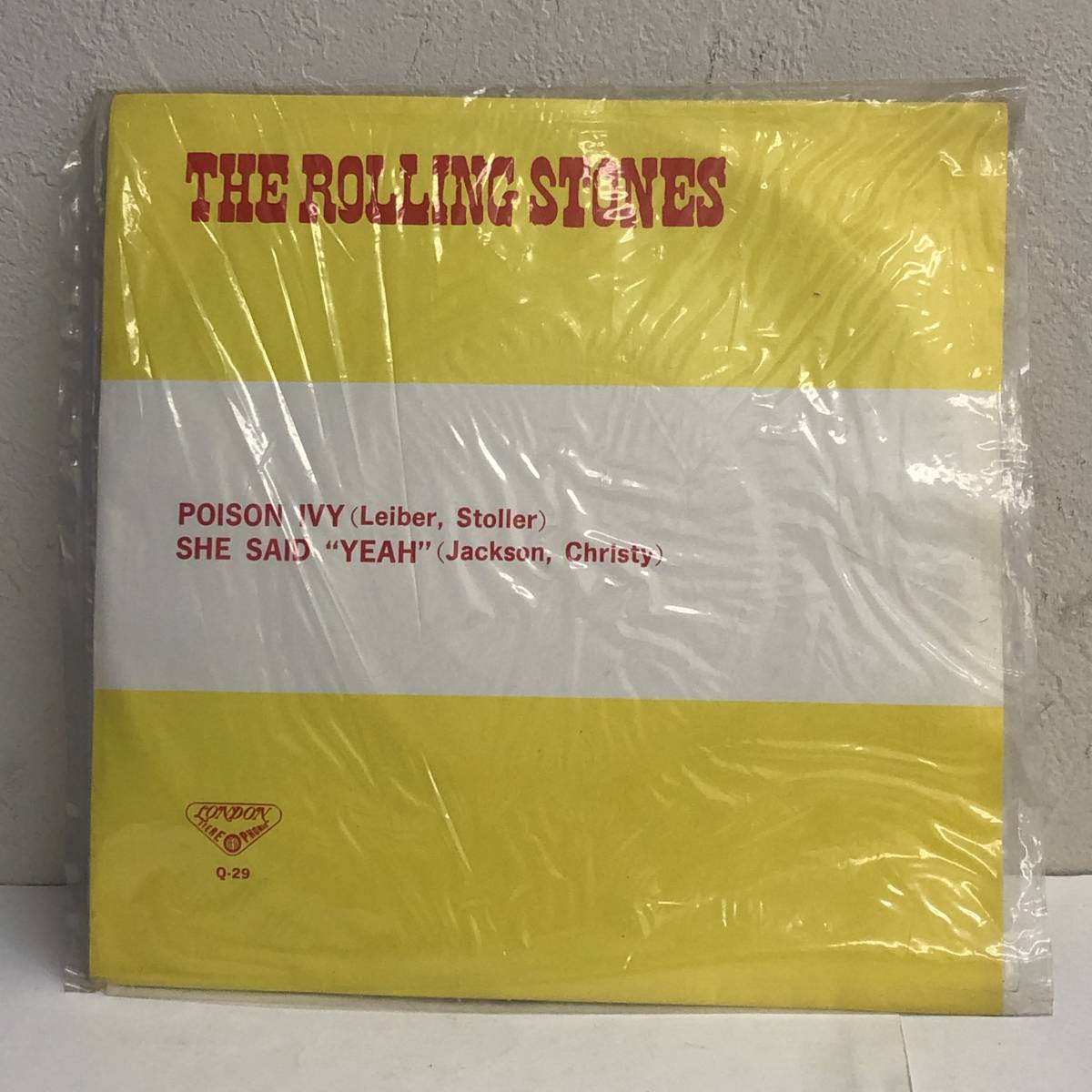 [中古] EPレコード「The Rolling Stones：POISON IVY」 ローリングストーンズ 7インチシングル盤 45rpm レトロ_画像8