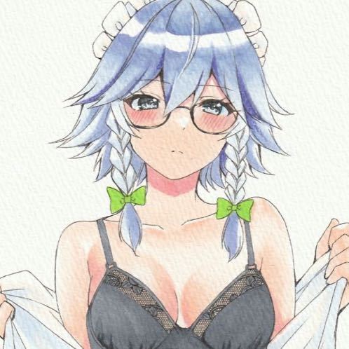 手描きイラスト A5 より大きめ 東方 十六夜咲夜 マイクロビキニ 手描きイラスト A5 より大きめ 東方 十六夜咲夜 マイクロビキニ