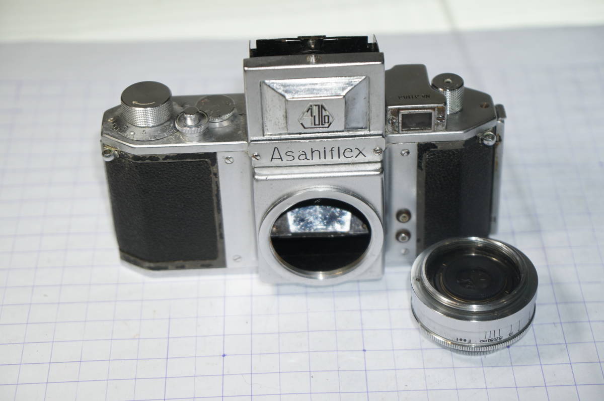 クラシックカメラ・アサヒフレックス『Asahiflex I　後期型』1952年_画像4