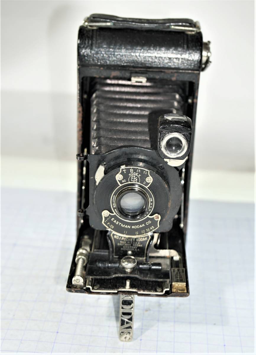 アンテークカメラ・『No.1　POCKET　KODAK』