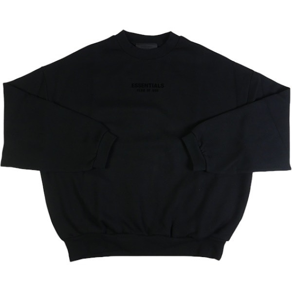 Fear of God フィアーオブゴッド Essentials Crewneck Jet Black クルーネックスウェット 黒 Size 【XS】 【新古品・未使用品】 20785609