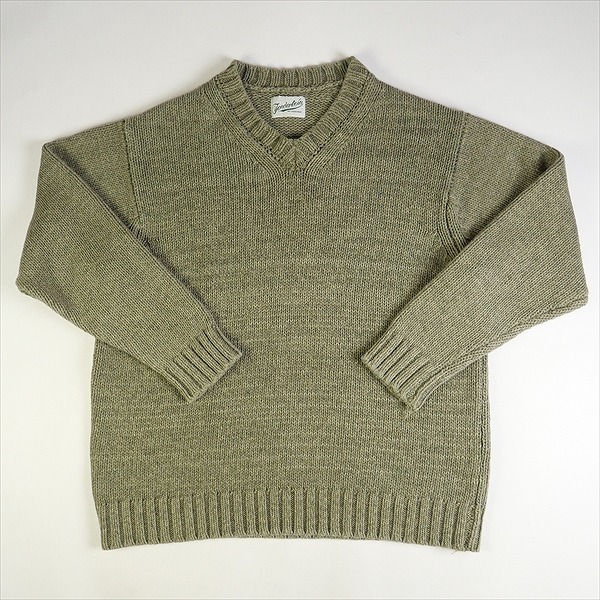 TENDERLOIN テンダーロイン V NECK COTTON KNIT OLIVE ニット オリーブ Size 【S】 【中古品-良い】 20785871_画像2