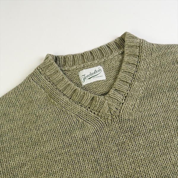 TENDERLOIN テンダーロイン V NECK COTTON KNIT OLIVE ニット オリーブ Size 【S】 【中古品-良い】 20785871_画像6