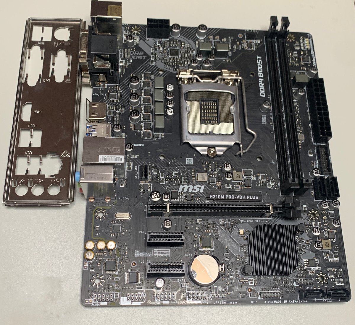 Yahoo!オークション - MSI H310M PRO-VDH PLUS パネル・箱等付属 Yahoo!オークション - MSI H310M PRO-VDH PLUS パネル・箱等付属