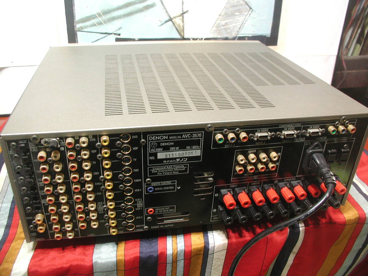 生産終了：動作品】DENON AVアンプ AVC-3570 www.disdukcapil.paserkab