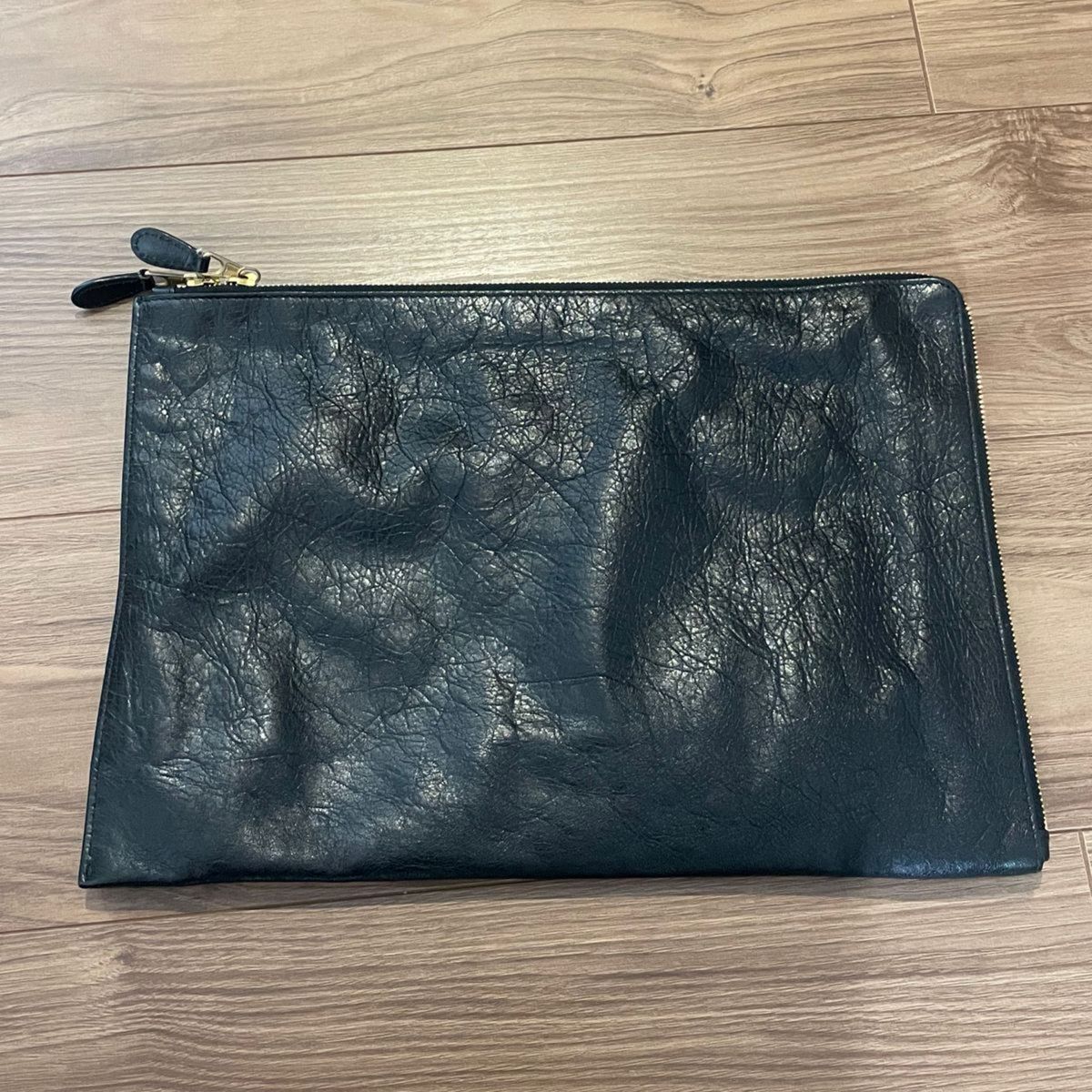 バレンシアガ クラッチバッグ 黒 バッグ レザー BALENCIAGA ユニ バレンシアガ クラッチバッグ 黒 バッグ レザー BALENCIAGA ユニ