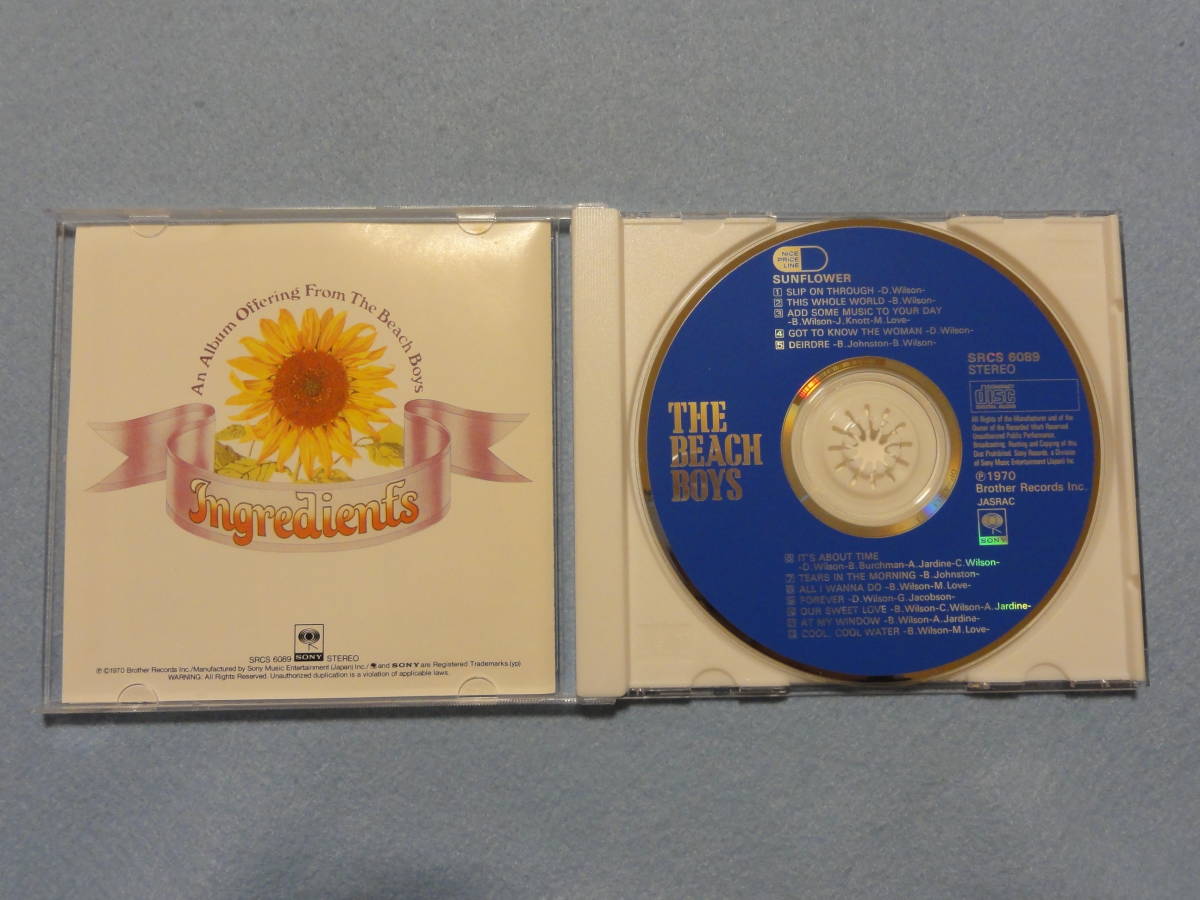 サンフラワー【国内盤】The Beach Boys / Sunflower_画像2