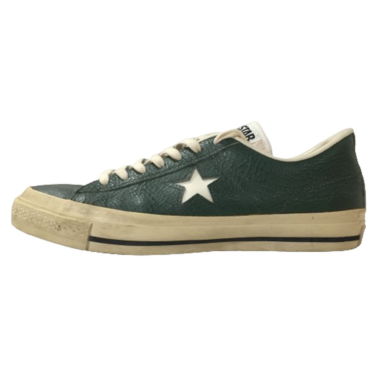 CONVERSE ONE STAR J コンバース ワンスター レザー 緑 グリーン 日本製 26.5cm