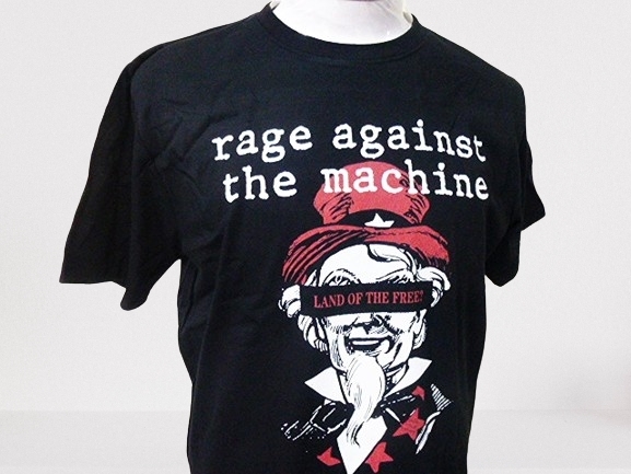 ■RAGE AGAINST THE MACHINE（レイジアゲインストザマシーン）Ｔシャツ（サイズＬ)【新品】の画像2