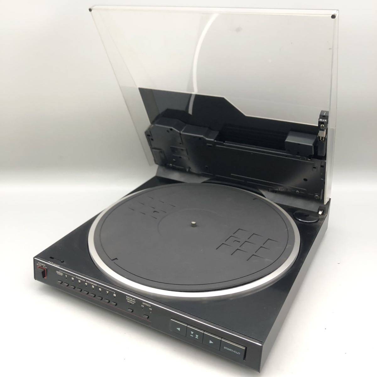 HITACHI 日立 Lo-D ローディー HT-MD22 レコードプレーヤー 本体 ターンテーブル オーディオ 音響 機器 レトロ JAPAN 日本製 通電確認済み_画像1