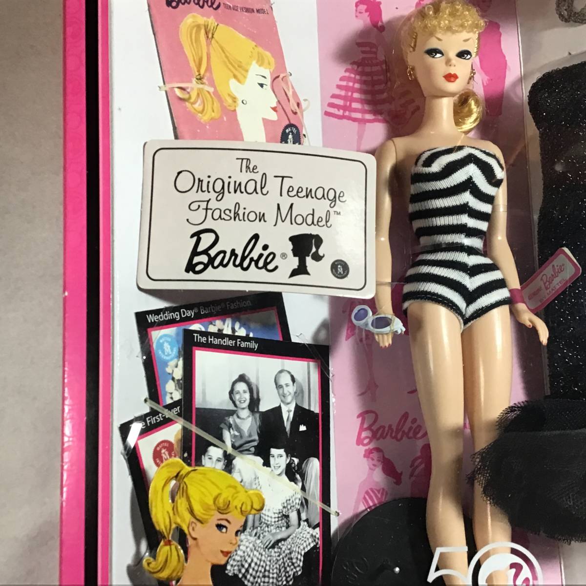 マテル バービー 1959 The Original Teenage Fashion Model 50th Anniversary Barbie My Favorite Barbie バービーコレクター の画像5