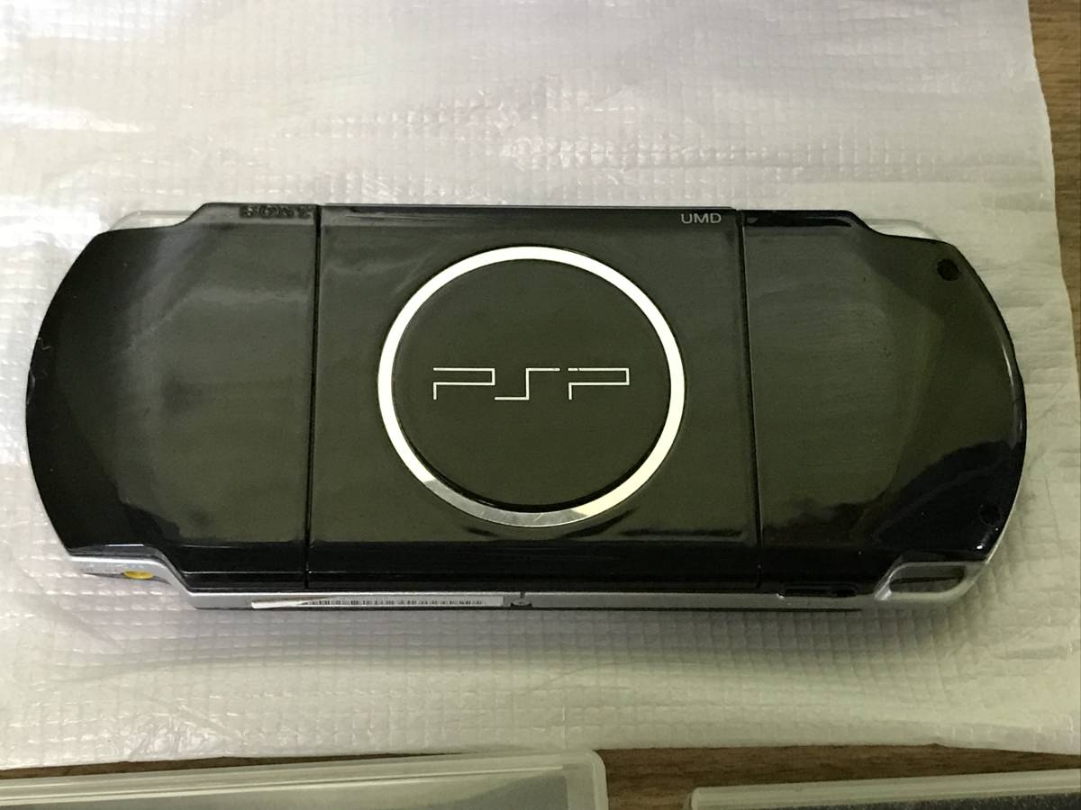 SONY PSP3000 Handheld Black console 3games tested ソニー プレイステーションポータブル 本体1台 ゲーム3本 動作確認済 D178_画像6