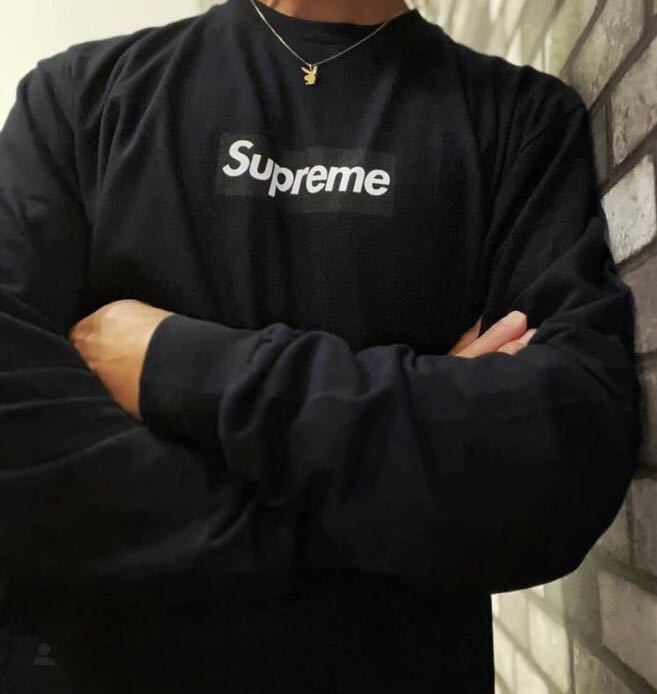 Supreme 20AW Box Logo L/S Tee L 新品 BLACK シュプリーム ボックス ロゴ ロンT 長袖 カットソー Tシャツ ブラック 黒 ロングスリーブ_画像7