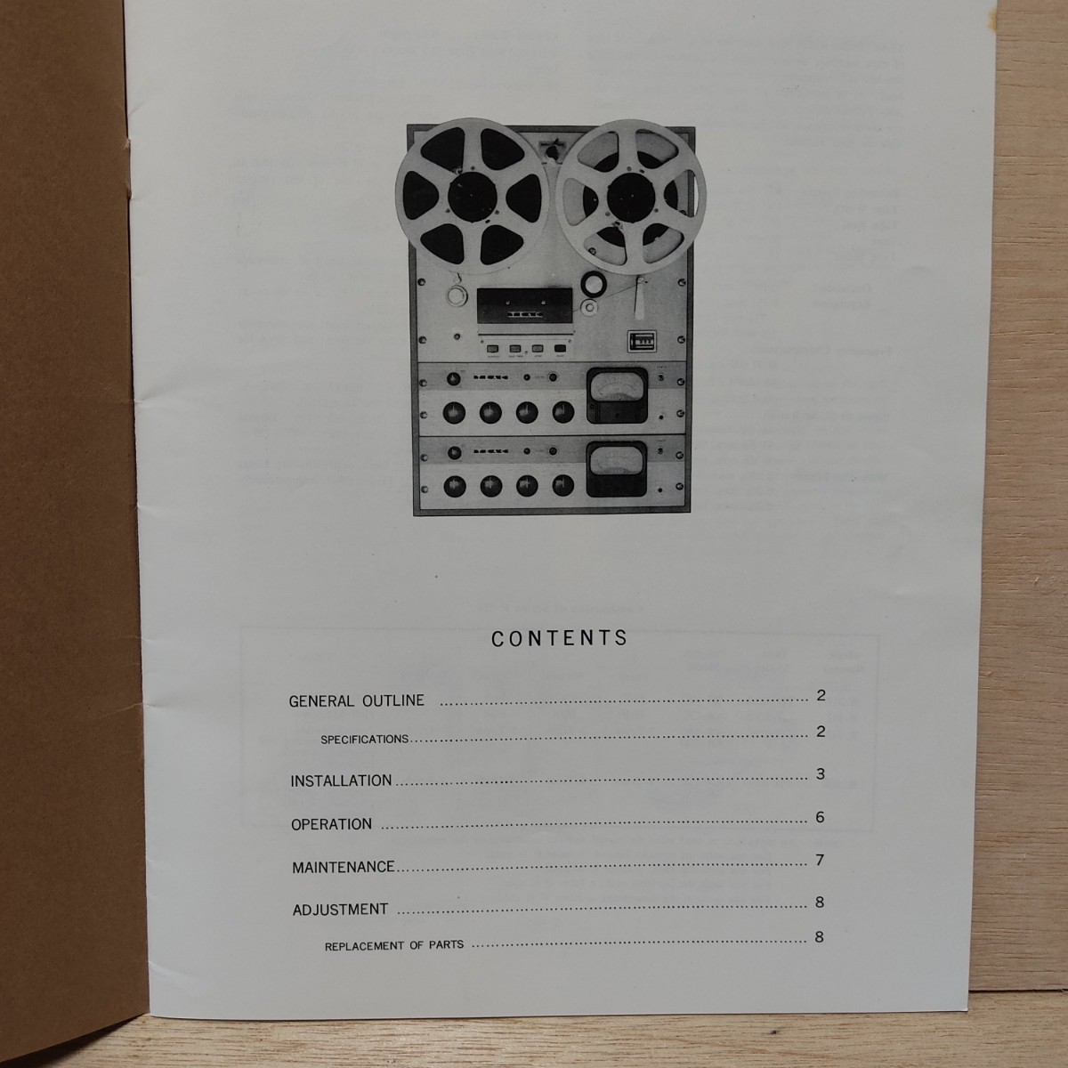 TEAC 『R-310 取扱説明書』 マニュアル オープンリールデッキ オープンリールテープ_画像3