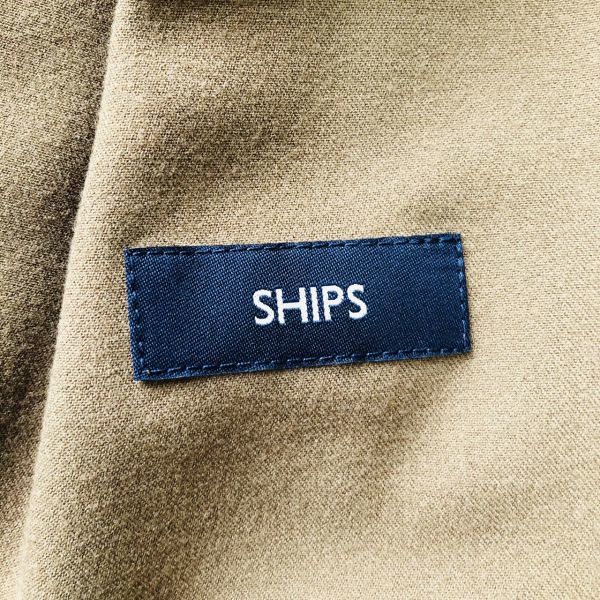 シップス　SHIPS　スーツ　セットアップ　テーラードジャケット　S　ブラウン　ストレッチ　本切羽　ブレザー　メンズ　アウター_画像3