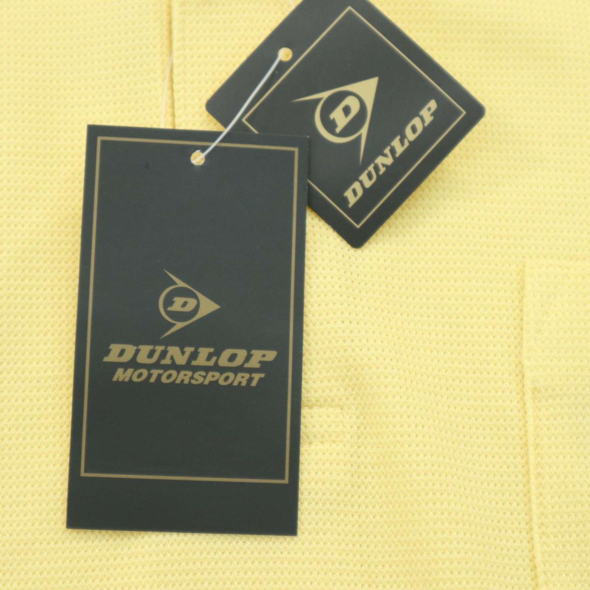 【新品 未使用】 DUNLOP MOTORSPORT ダンロップ 通年 ロゴ刺繍 長袖 ポロシャツ Sz.L メンズ ゴルフ A4T00339_1#Cの画像6