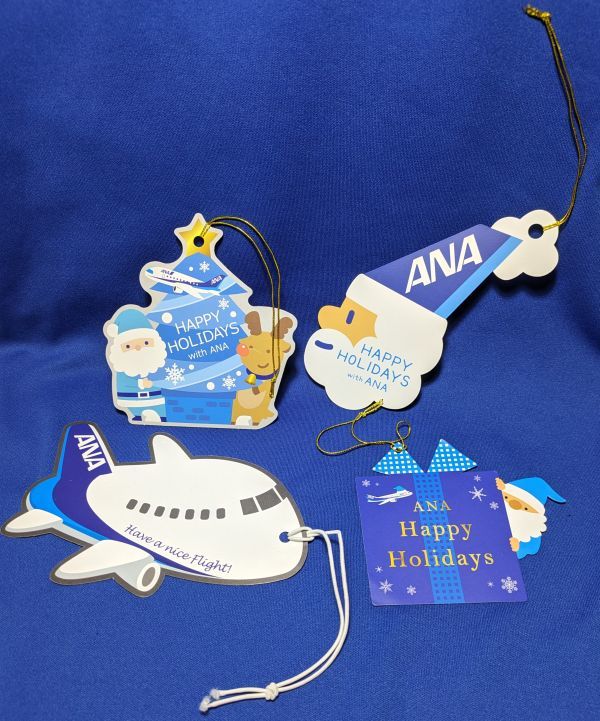 未使用　　 全日空　　ＡＮＡ　　タグ　　4種類　　　　 非売品　　-3_画像1