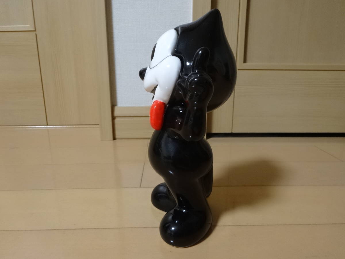 フェリックス・ザ・キャット　貯金箱 FELIX THE CAT　陶器製_画像4