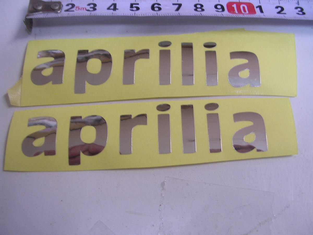  Aprilia aprilia sticker small mirror plating 2 pieces set RS