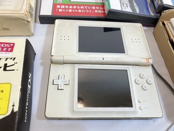 ニンテンドーDS 本体 ソフト DSテレビ セット ジャンク DS lite USG-001 ヨーロッパ4か国語三昧DS 英語漬け など 0111_画像3